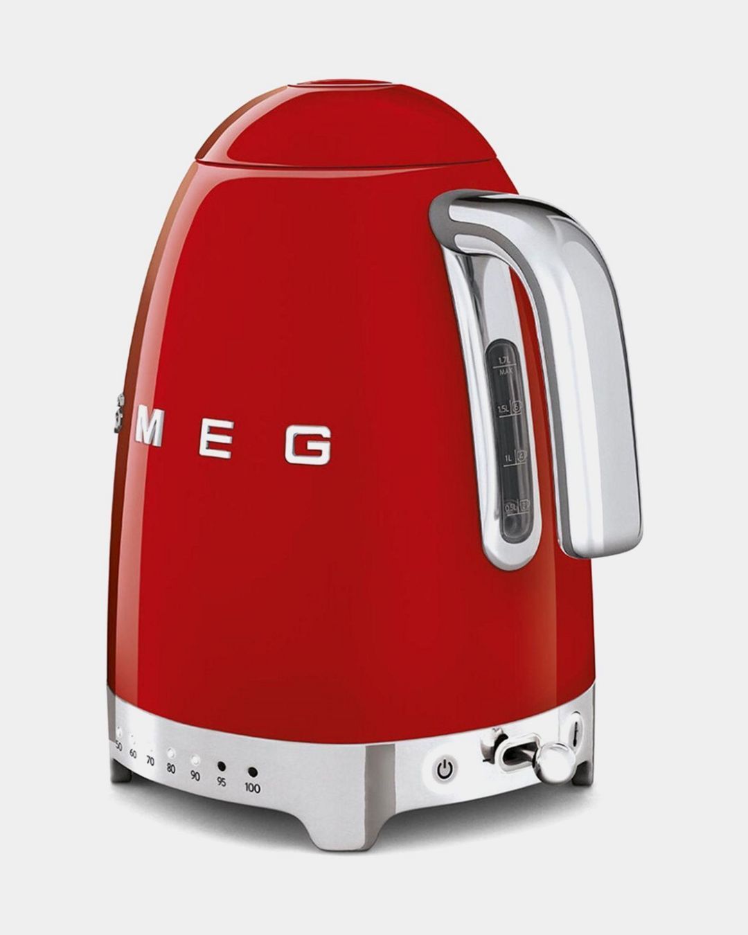 Купить Чайник с регулируемой температурой красный SMEG