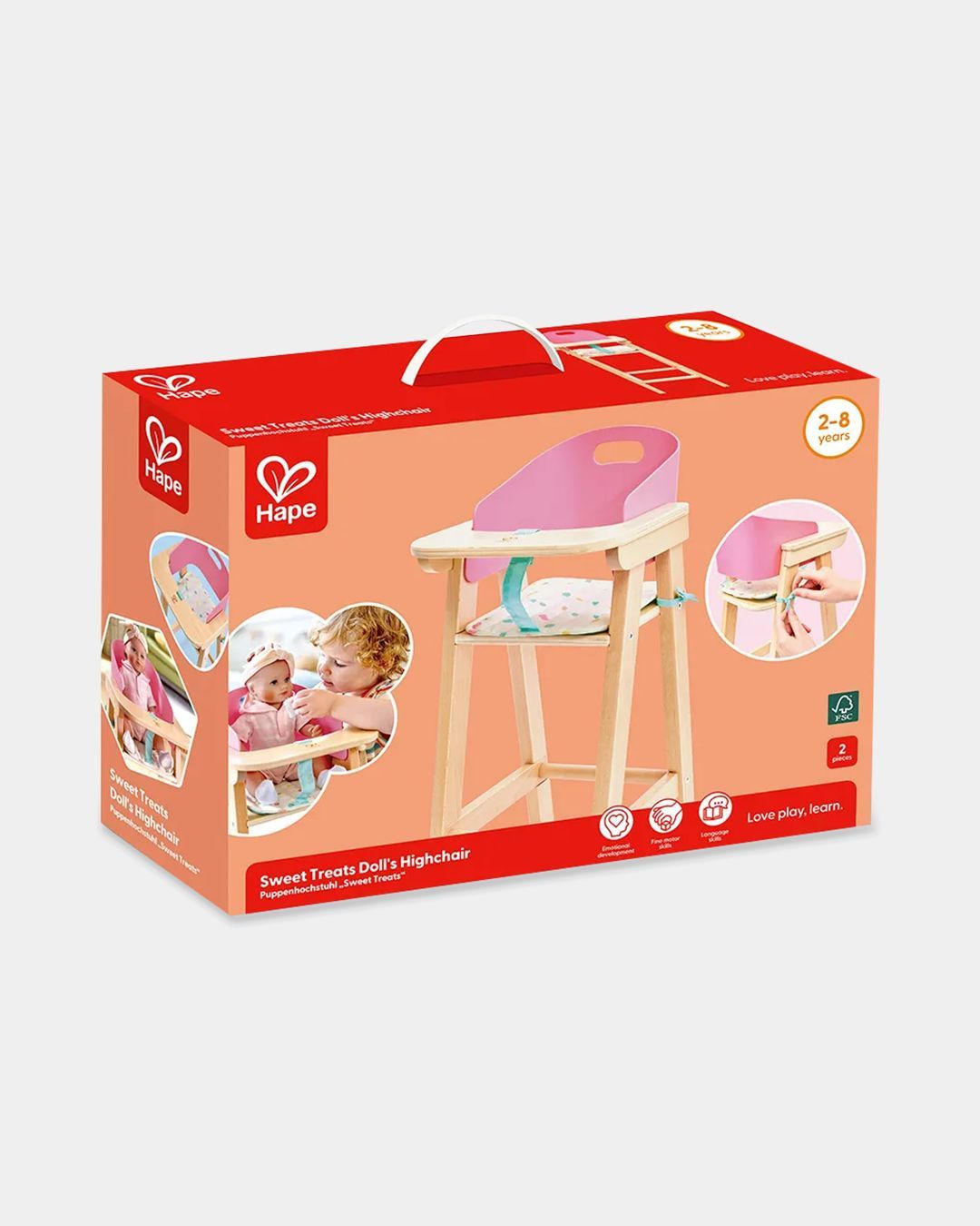 Купить Стульчик для куклы "играем вместе" HAPE