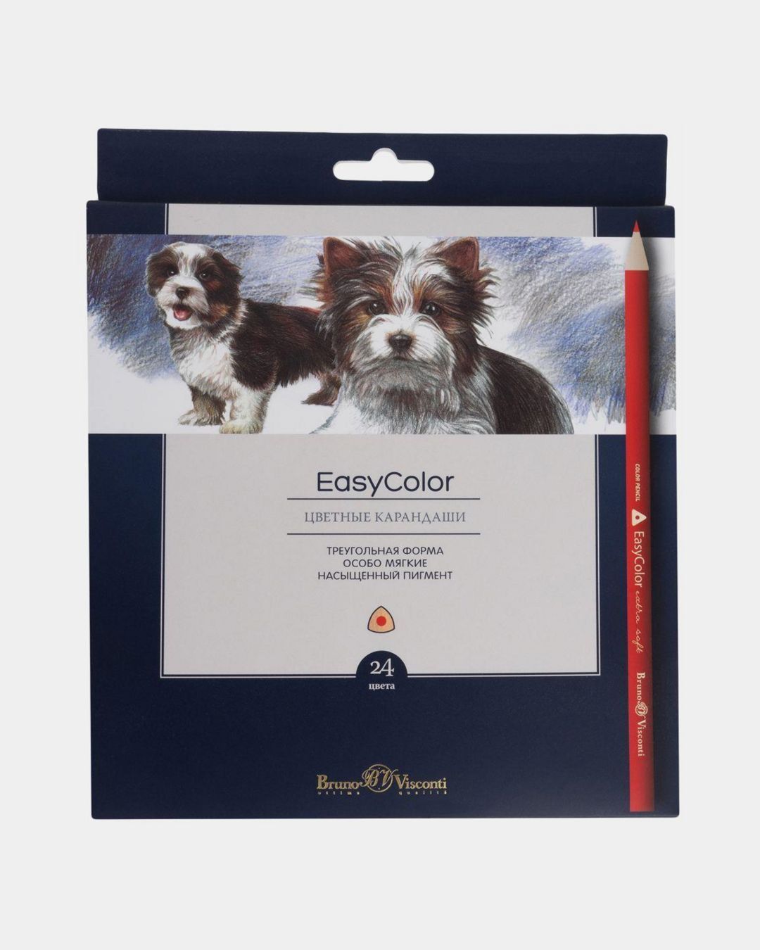 Купить Карандаши 24цв. easycolor BRUNO VISCONTI