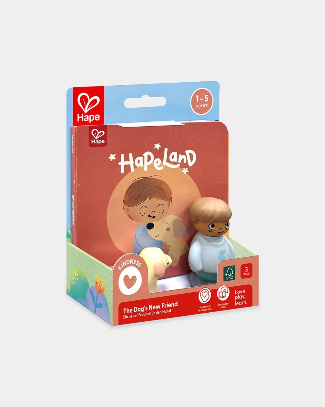 Купить Игровой набор "играем вместе" мальчик и собака HAPE