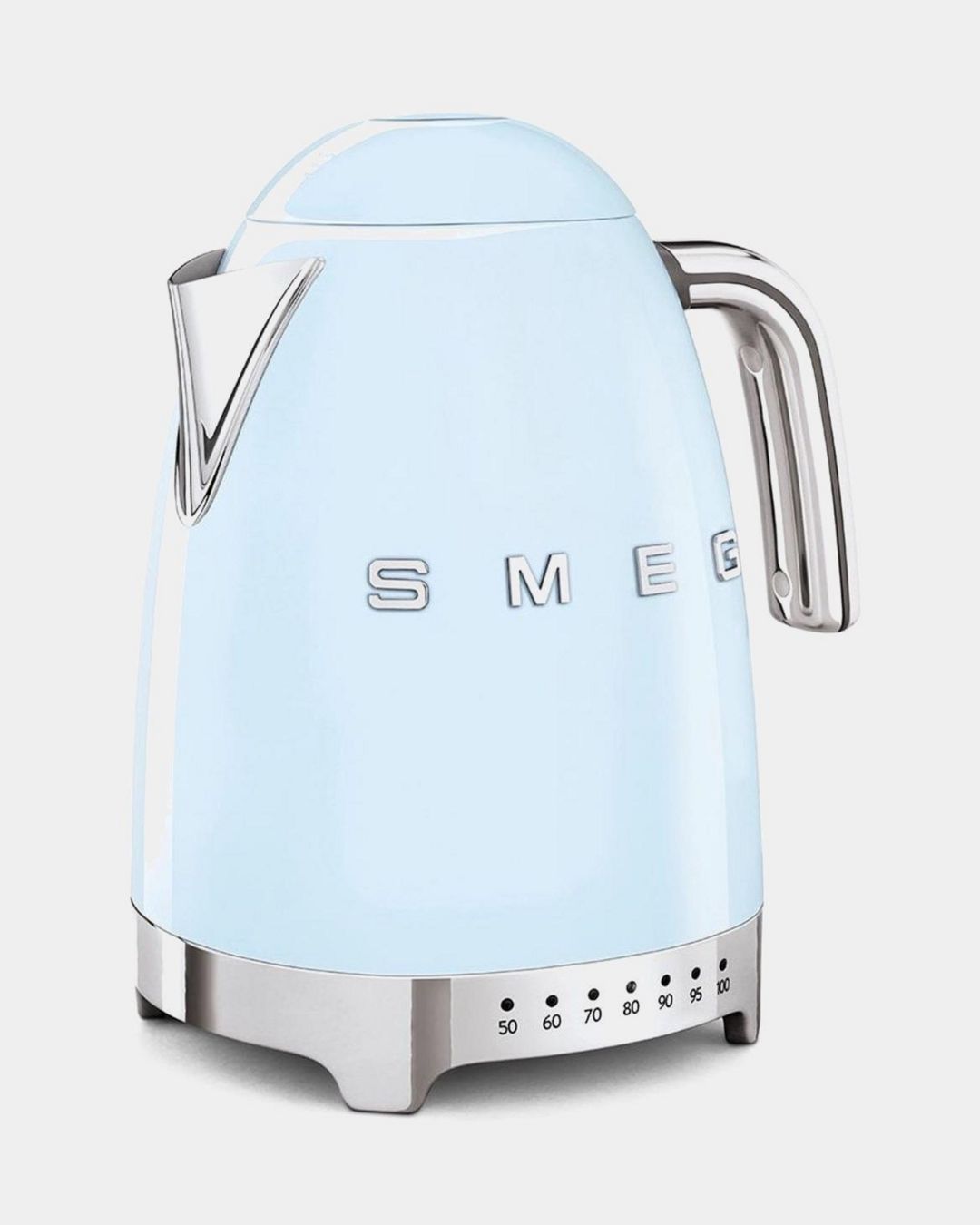 Купить Чайник с регулируемой температурой пастельный голу SMEG