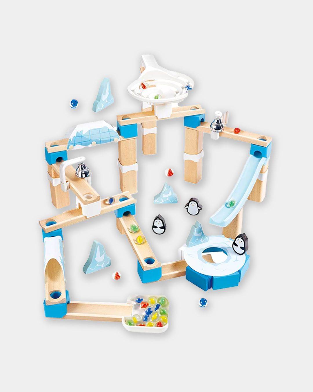 Купить Игровой набор гонки пингвины в антарктиде HAPE