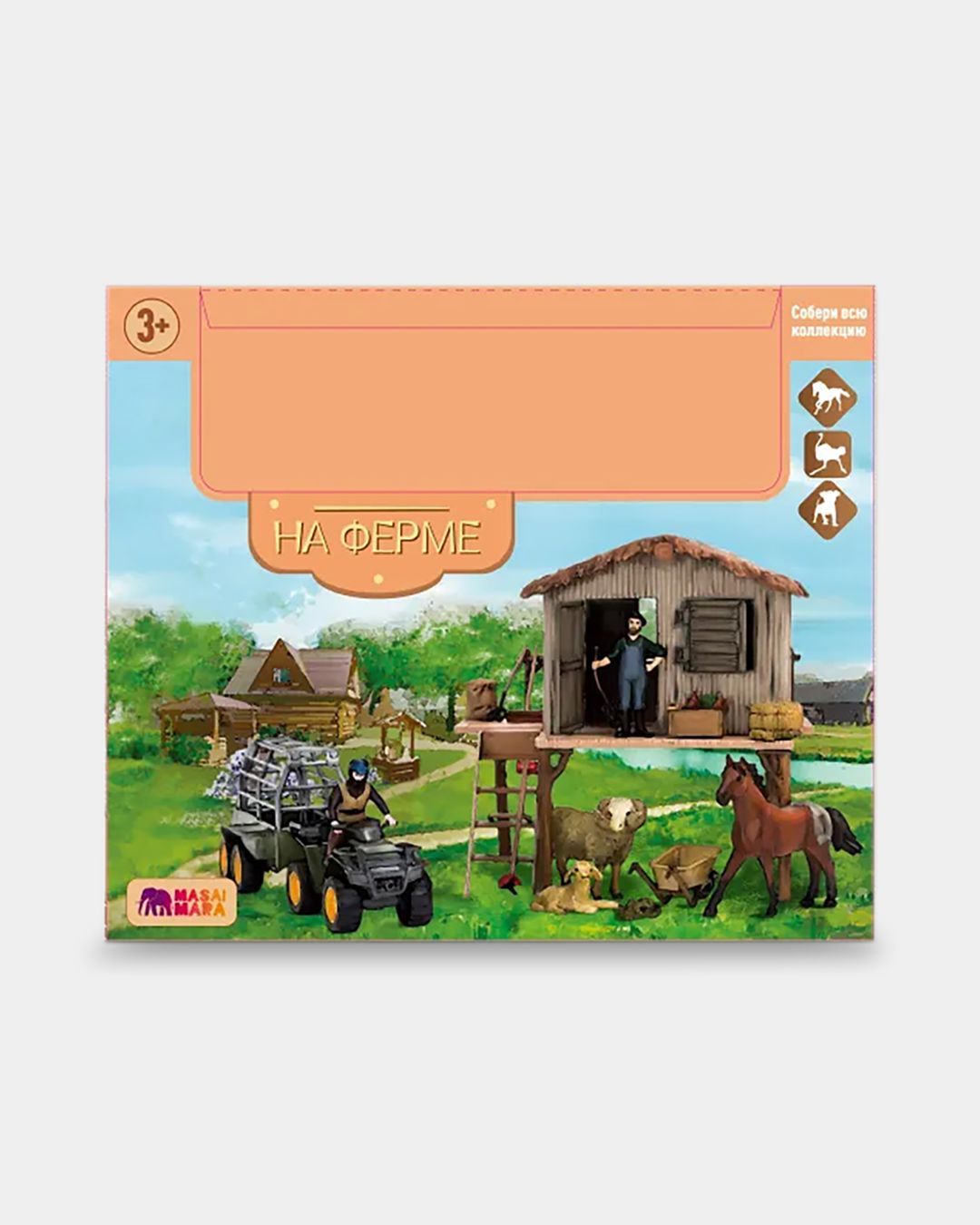 Купить Набор фигурок: ферма (лошади овцы) MASAI MARA