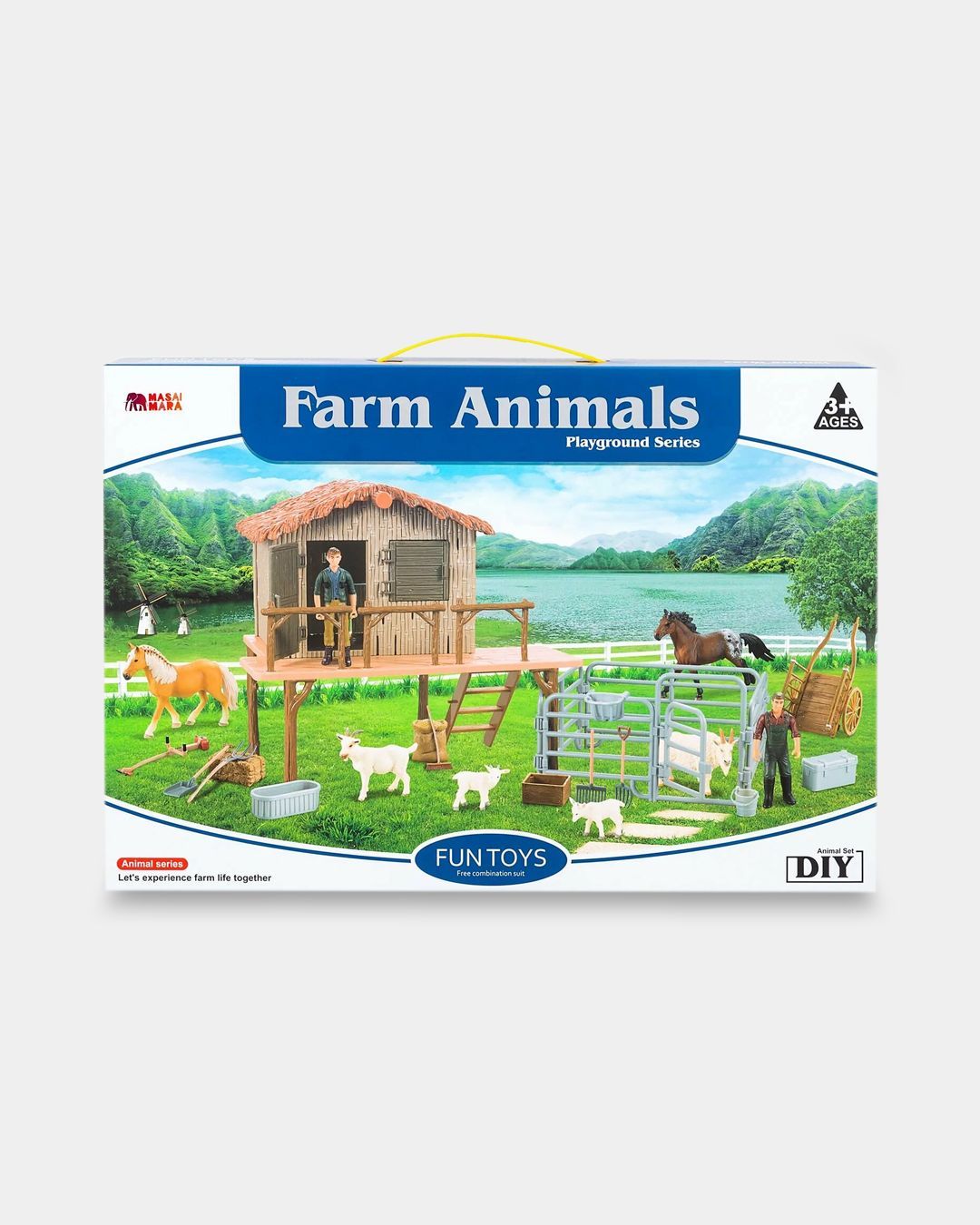 Купить Набор фигурок: ферма  (лошадь козы) MASAI MARA