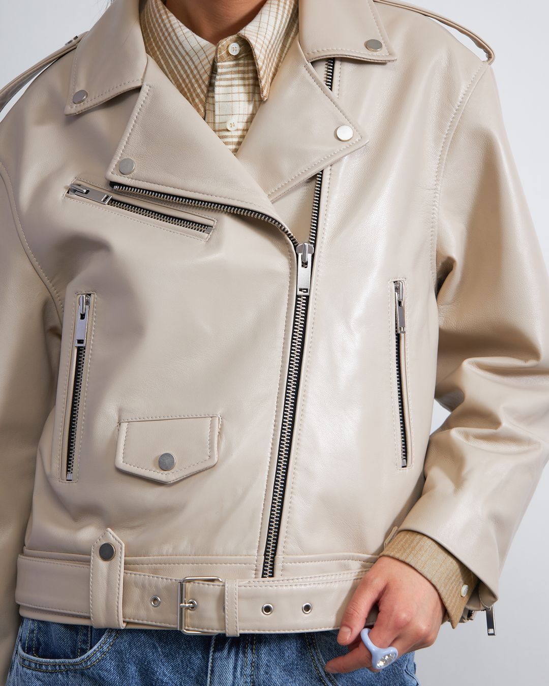 Купить Куртка кожаная CHAUD STUDIO