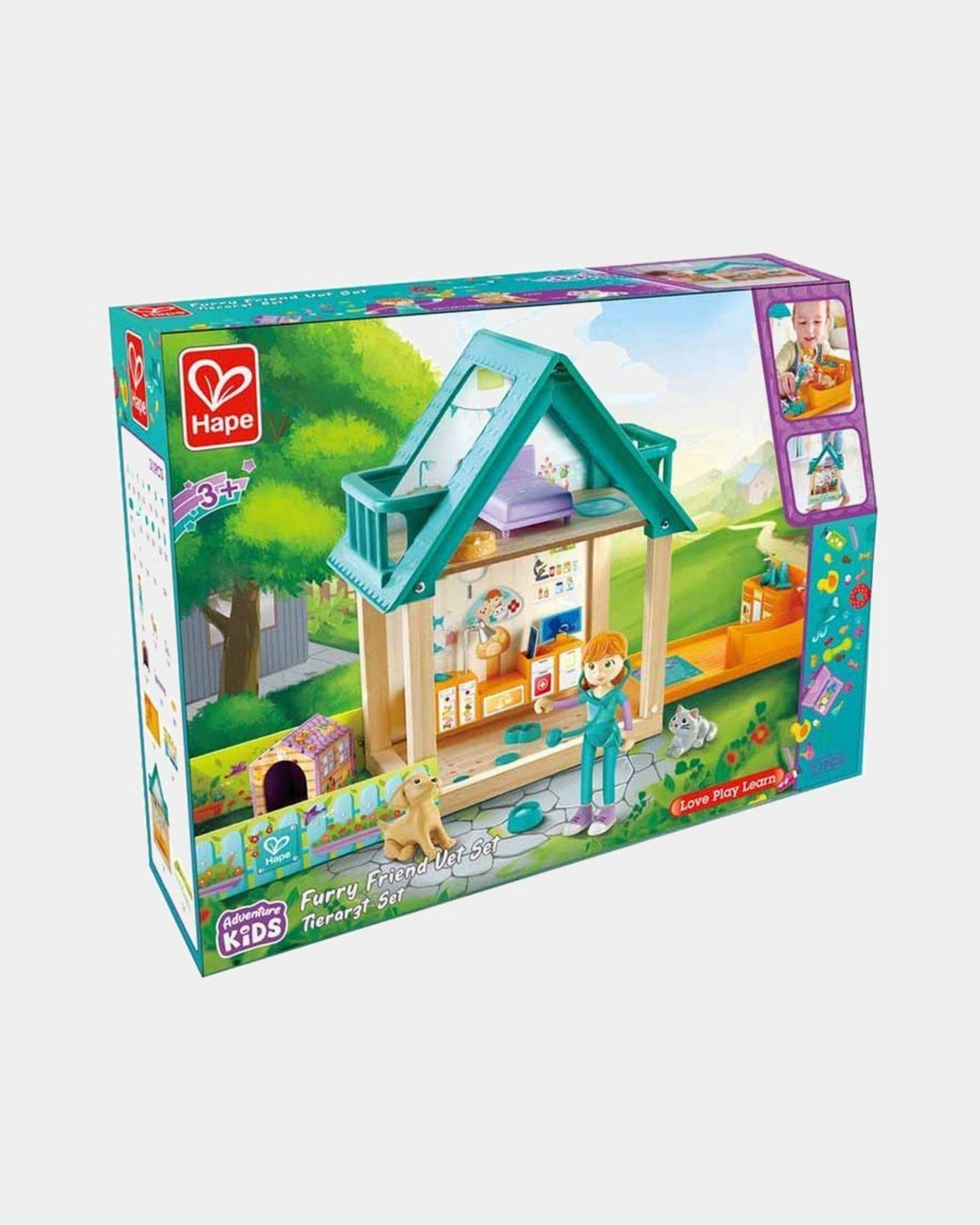 Купить Кукольный домик ветеринарная клиника HAPE