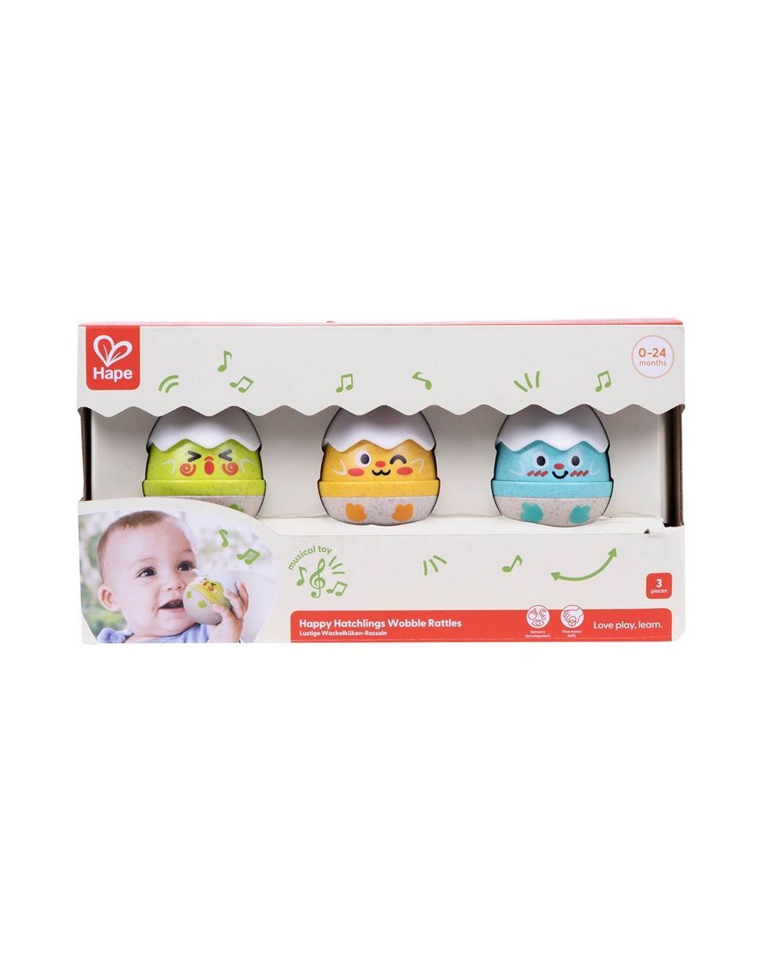 Купить Набор игрушек  "веселые цыплята", 3в1 HAPE