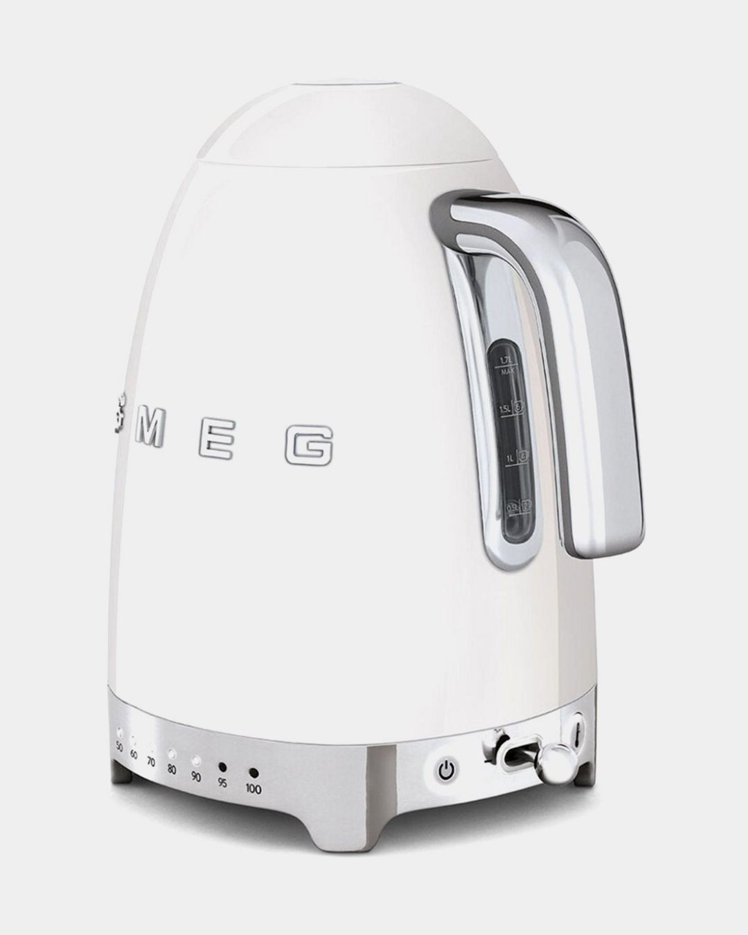 Купить Чайник электро с регулируемой температурой белый SMEG