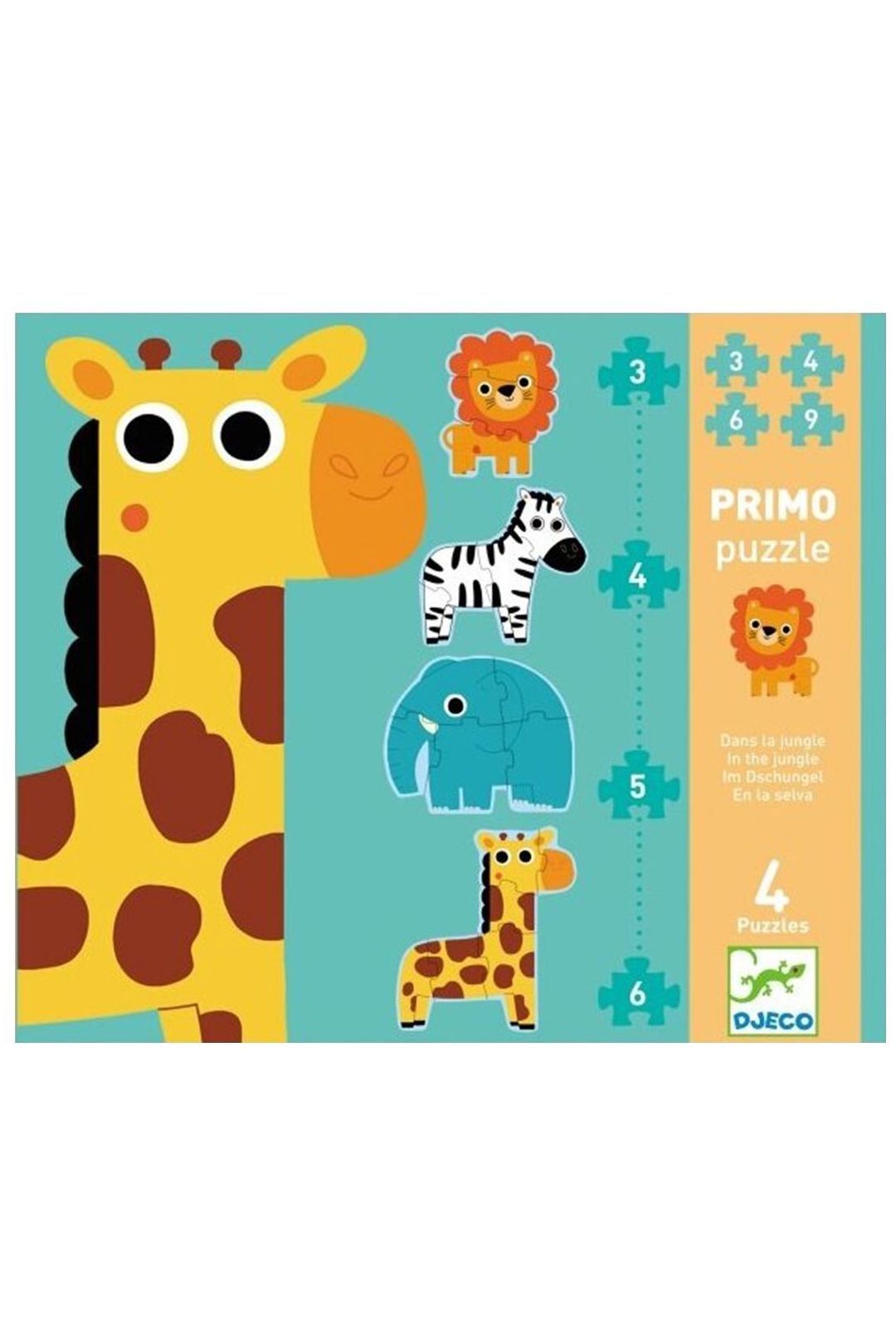 Купить Пазл в джунглях 07135 DJECO