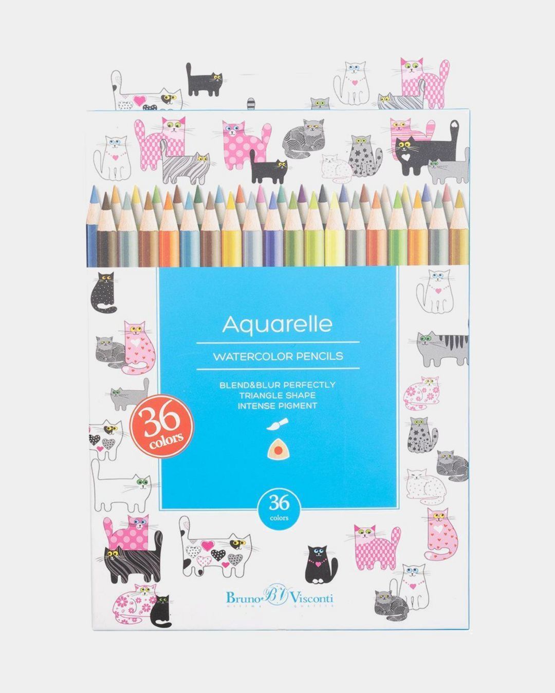 Купить Карандаши аквар. 36цв. BRUNO VISCONTI