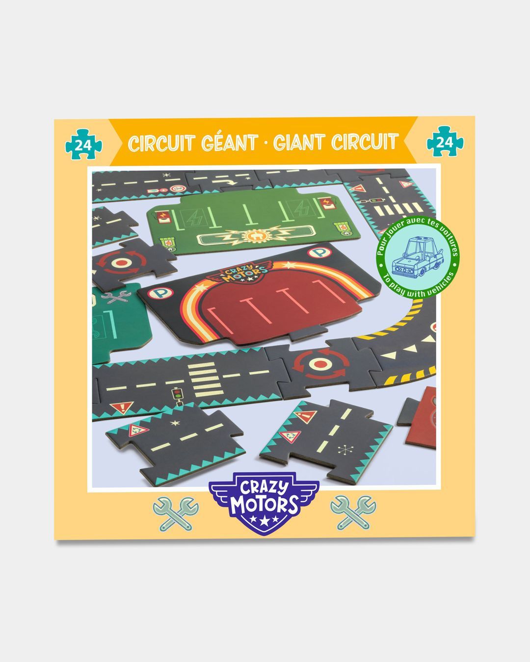 Купить Игровой набор серии crazy motors круговая трасса DJECO