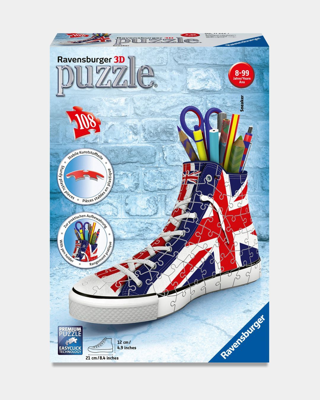 Купить 3d пазл кроссовок юнион джек RAVENSBURGER