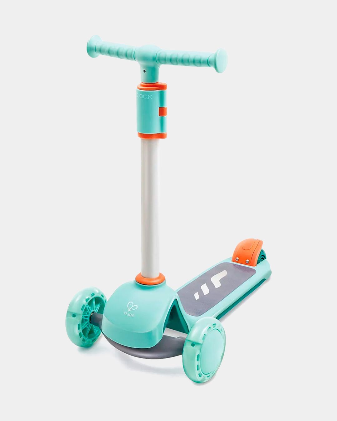 Купить Самокат lean n glide с подсветкой бирюзовый HAPE