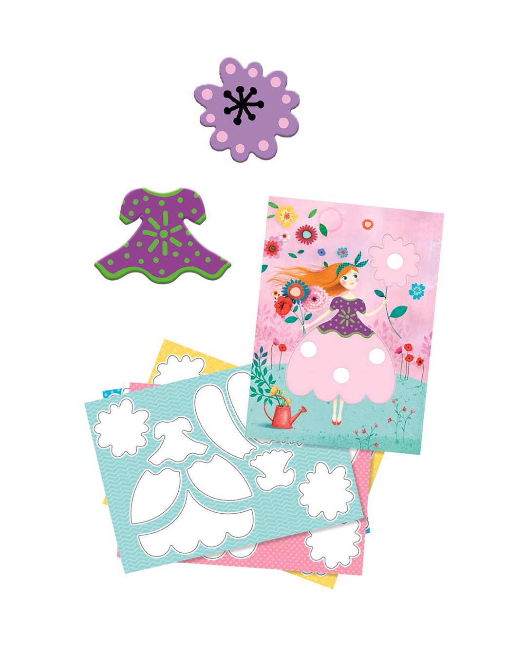 Купить Набор для творчества серии colouring платья мэри DJECO