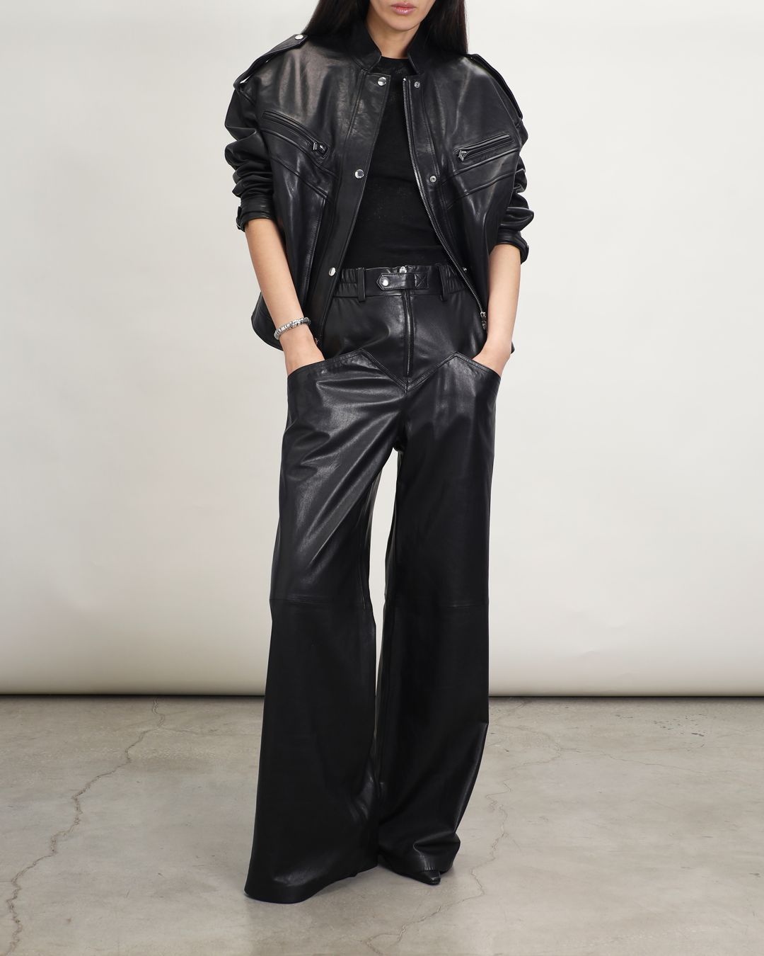 Купить Куртка кожаная JACOB LEE