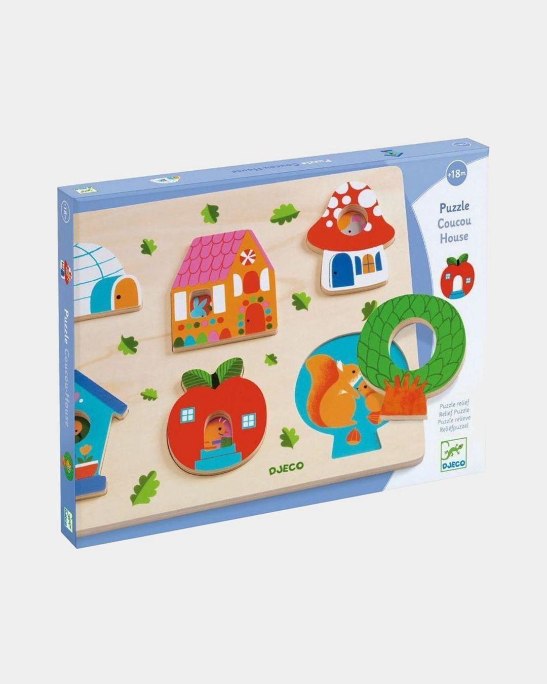 Купить Пазл-вкладка домики DJECO