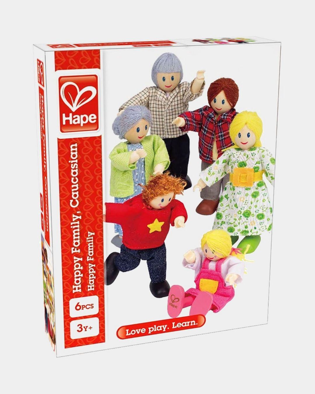 Купить Набор мини-кукол счастливая семья европейская HAPE