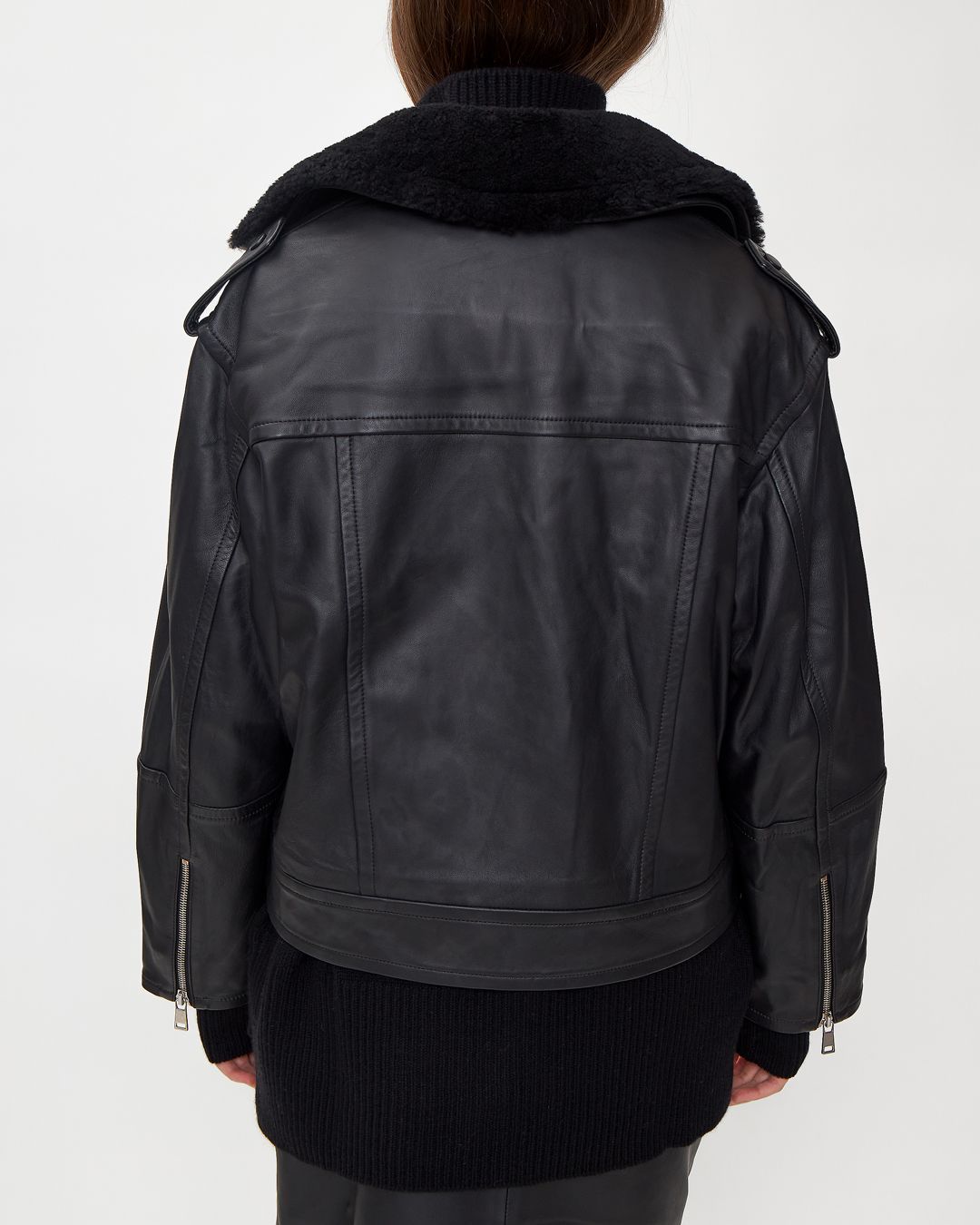 Купить Куртка кожаная YVES SALOMON