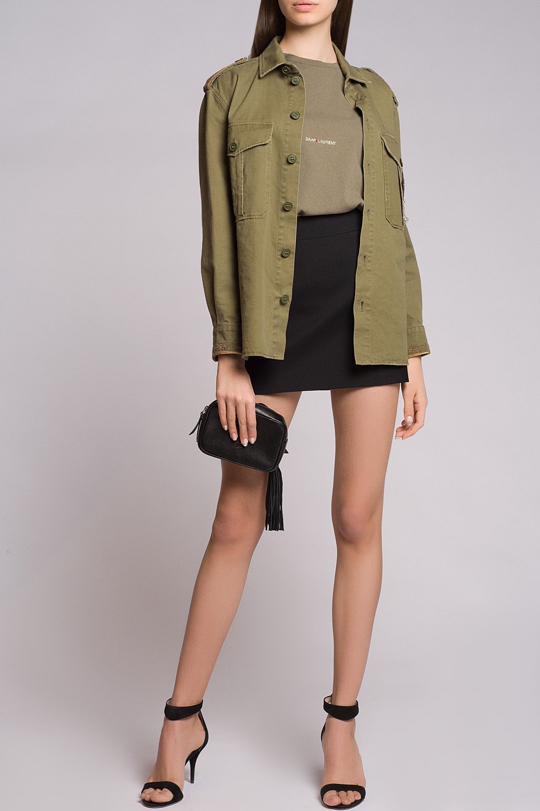 Купить Юбка SAINT LAURENT