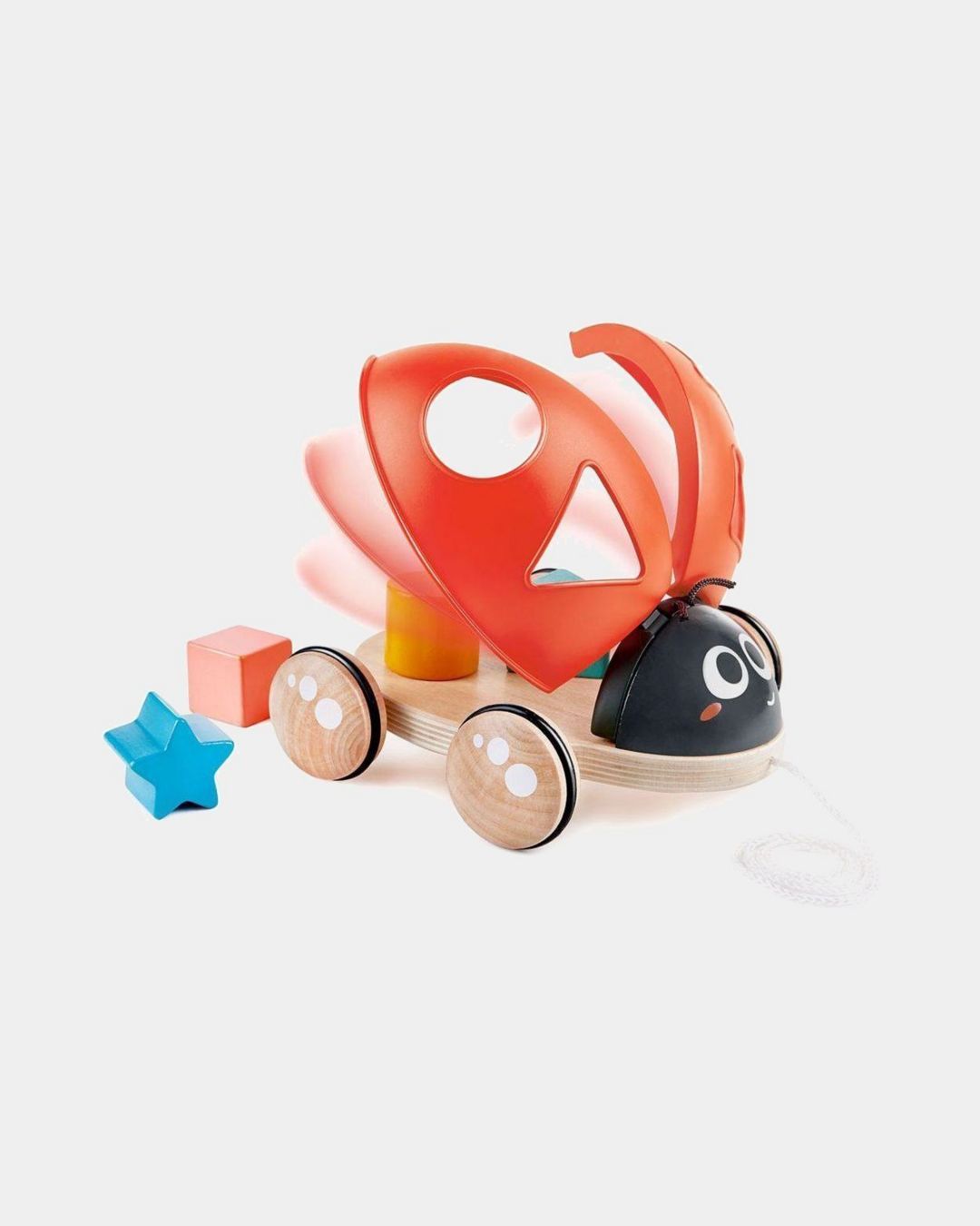 Купить Каталка - сортер божья коровка 5 предметов HAPE