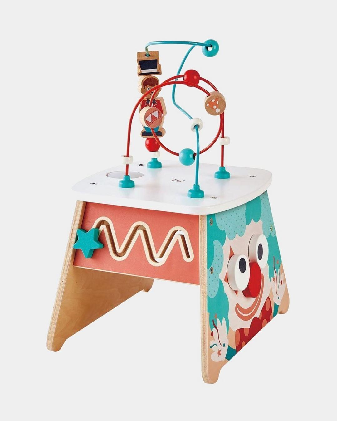 Купить Развивающий детский куб цирк  лабиринт счеты и др. HAPE