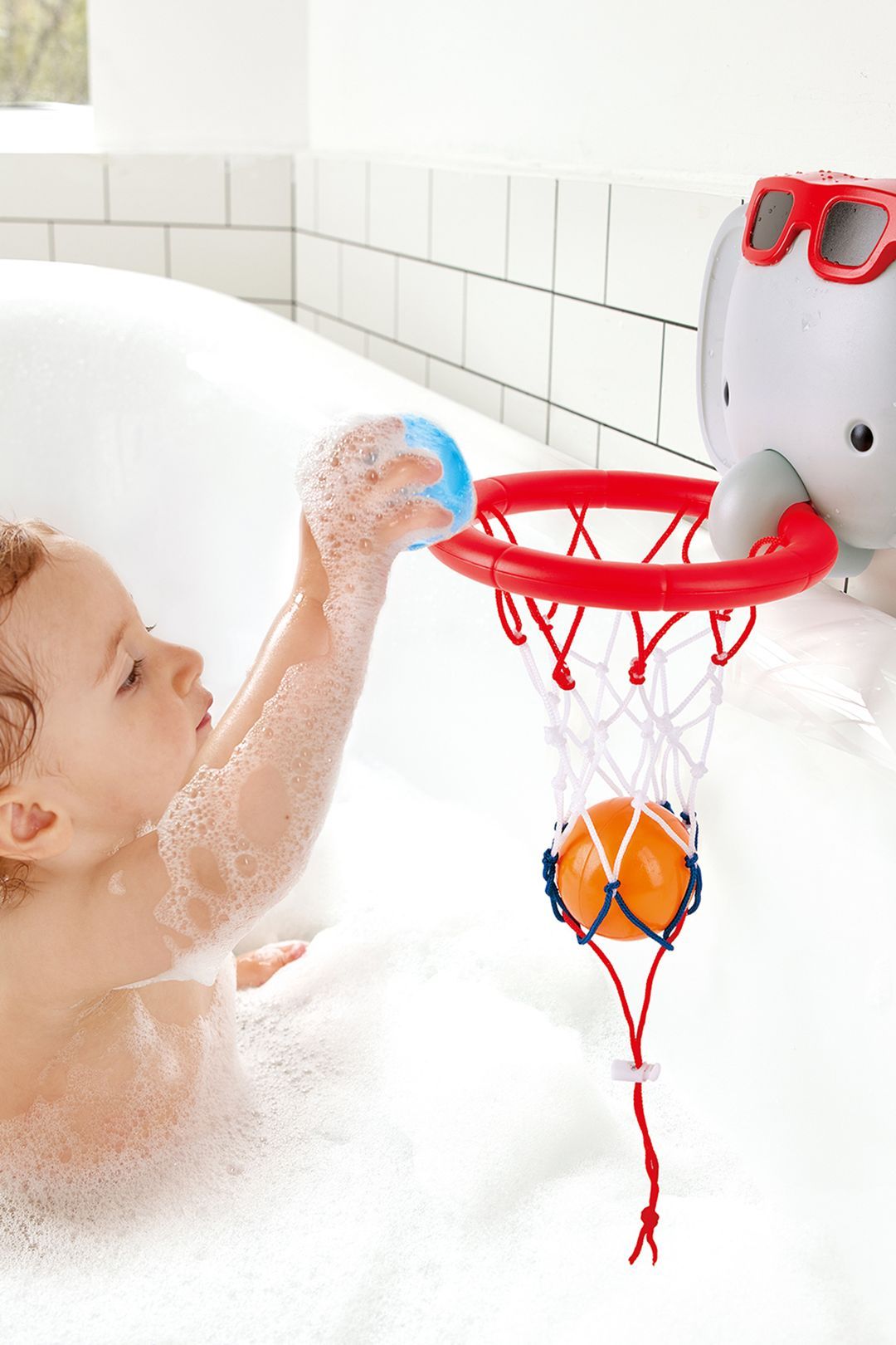 Купить Игрушка для купания баскетбольное кольцо слоник HAPE