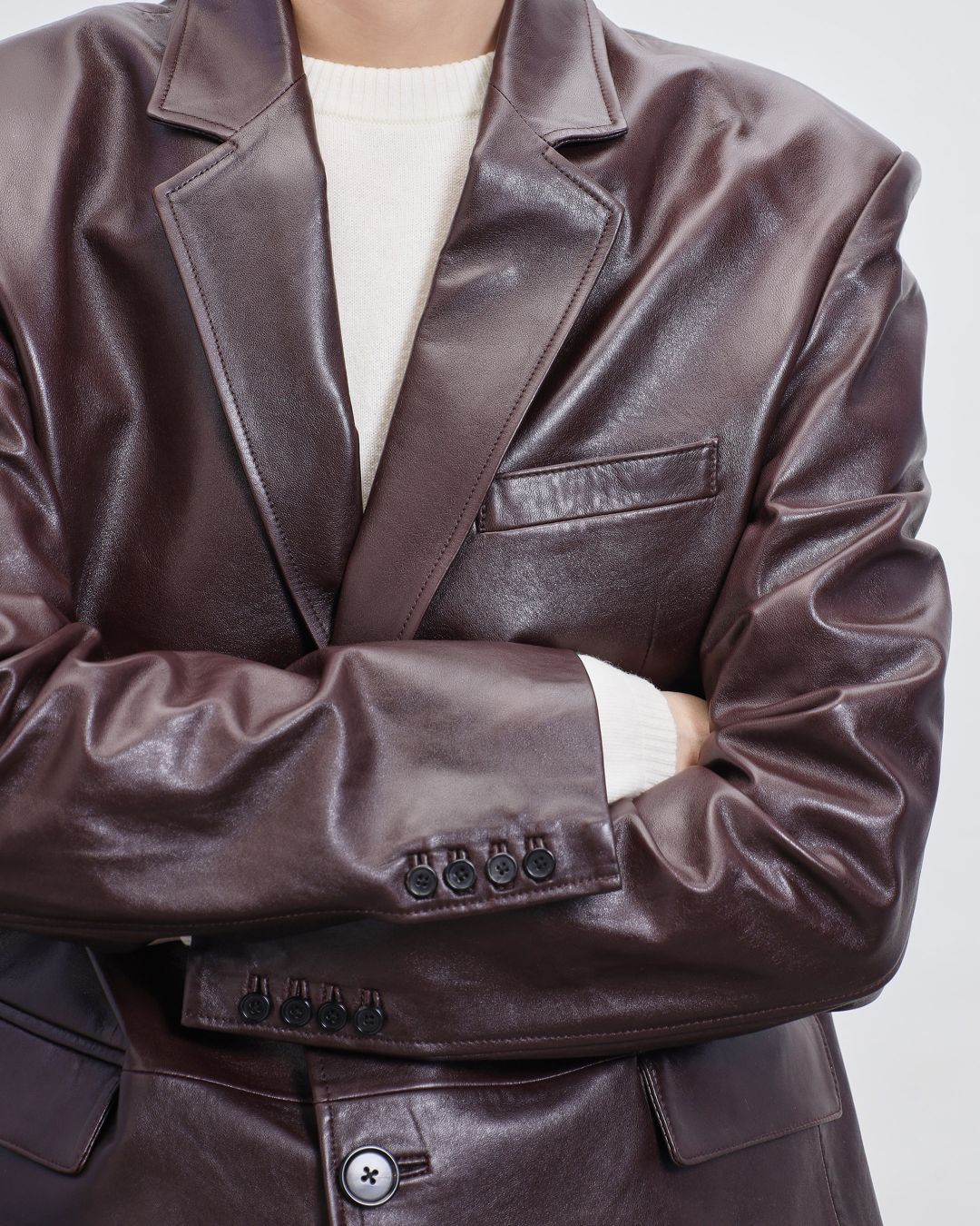 Купить Жакет кожаный SENCELLERIE