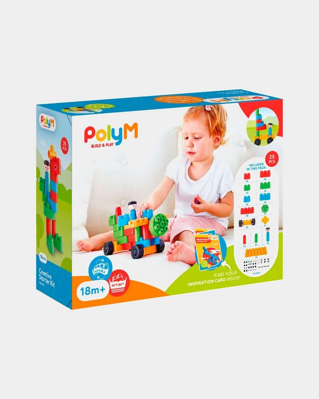 Купить Конструктор детский творческий набор 25 элементов HAPE