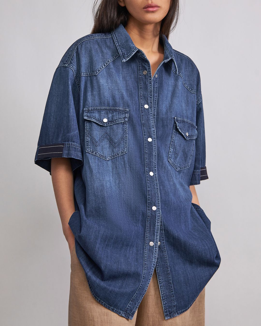 Купить Рубашка джинсовая LORENA ANTONIAZZI