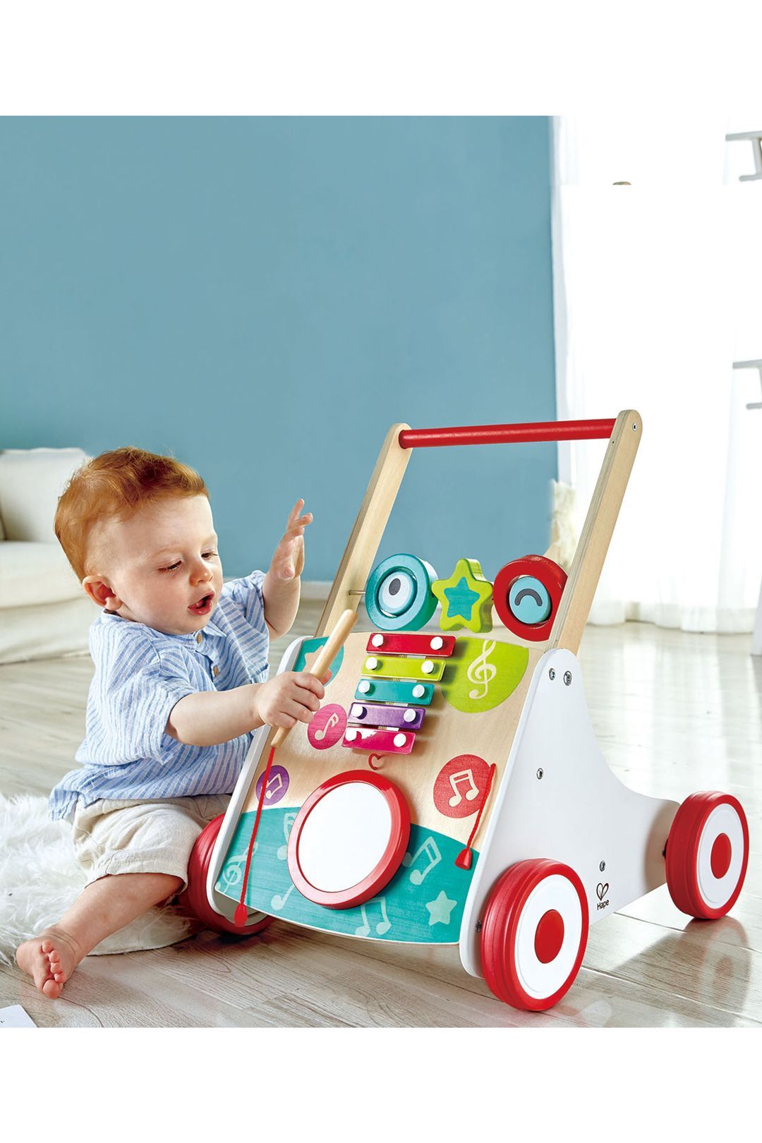 Купить Каталка музыкальный ходунок HAPE