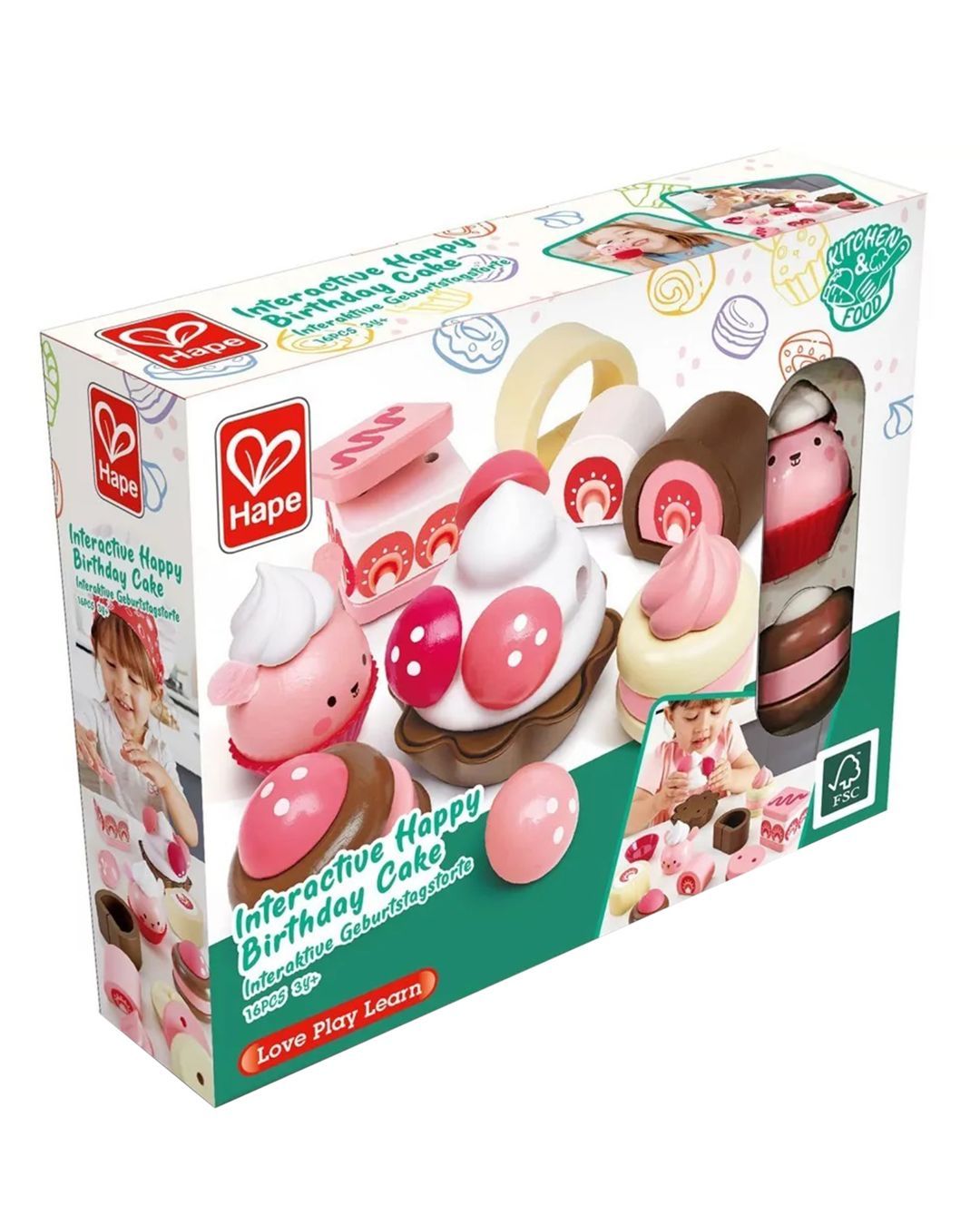 Купить Игровой набор серия "пирожные", клубничный десерт HAPE