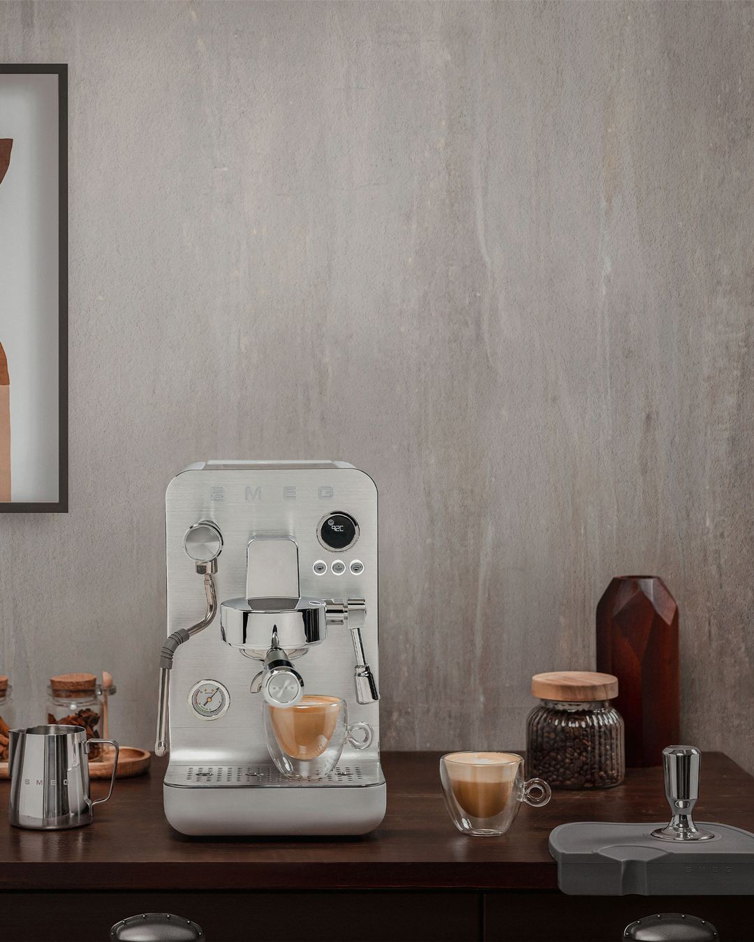 Купить Рожковая эспрессо кофемашина SMEG