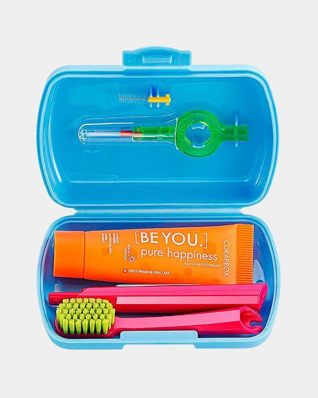 Купить Дорожный набор be you синий бокс CURAPROX