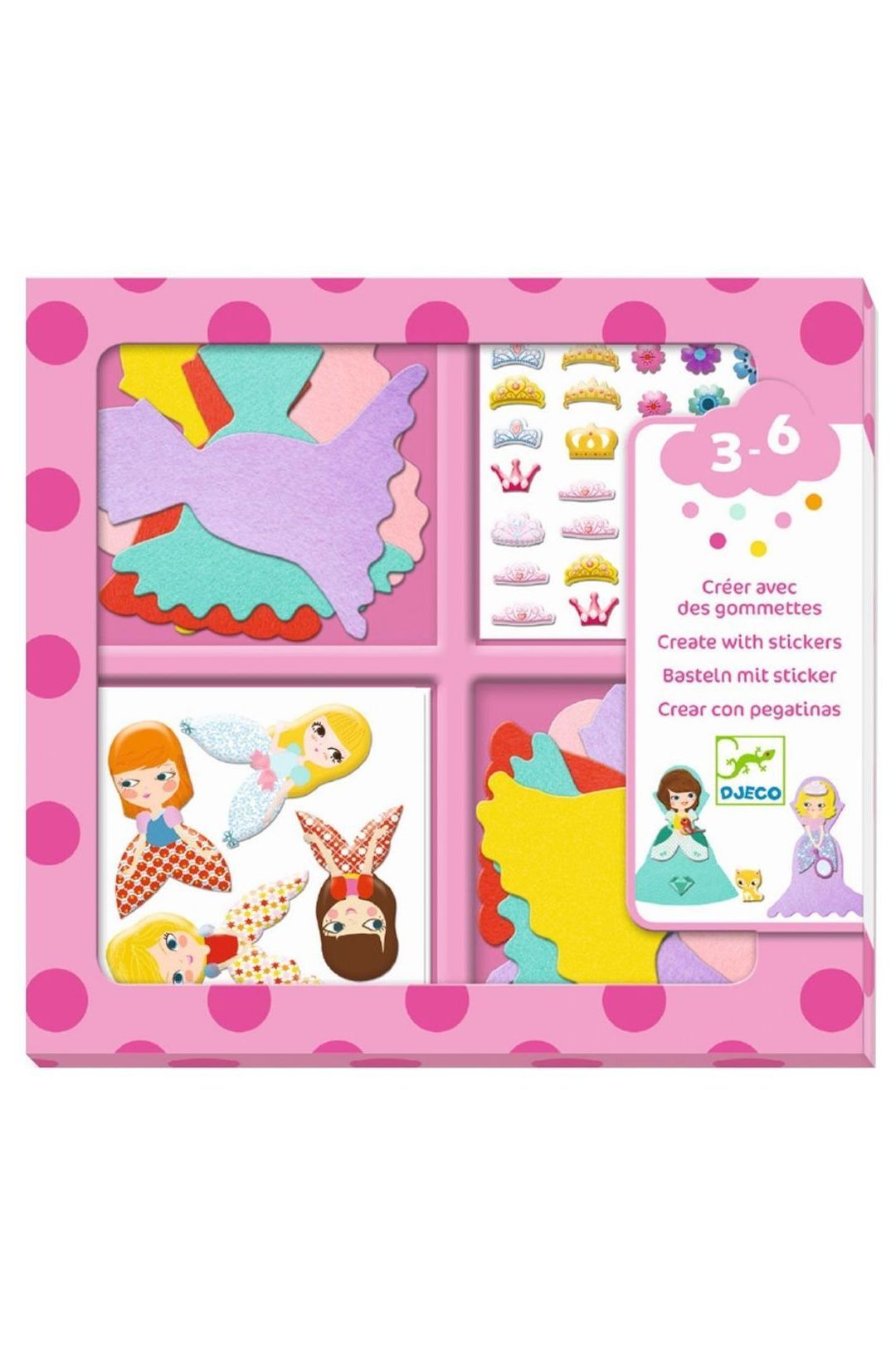 Купить Набор для творчества "принцессы" DJECO