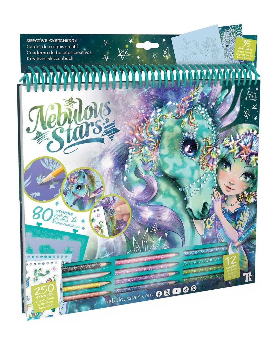 Купить Раскраска для девочек NEBULOUS STARS