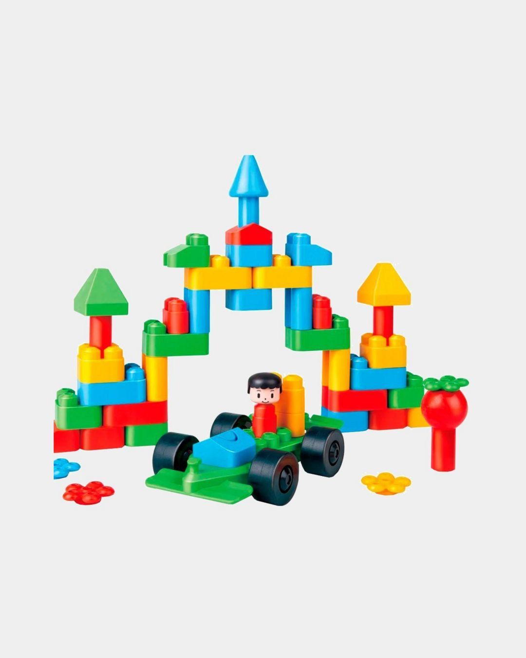 Купить Конструктор детский креативный город 50 элементов HAPE