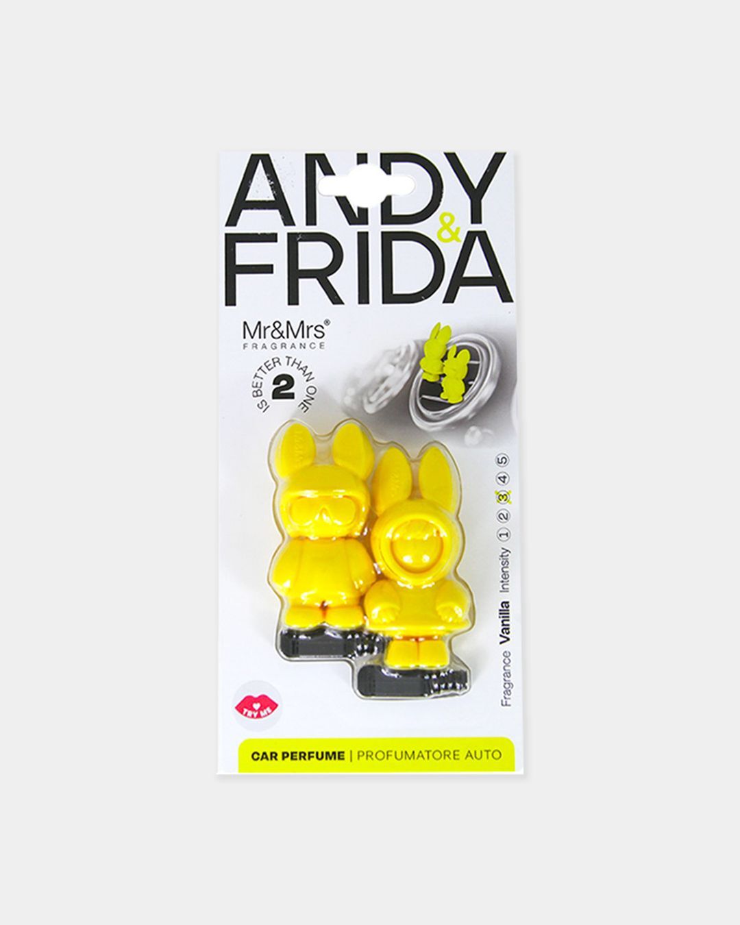 Купить Ароматизатор для авто жёлтый ваниль MR&MRS FRAGRANCE