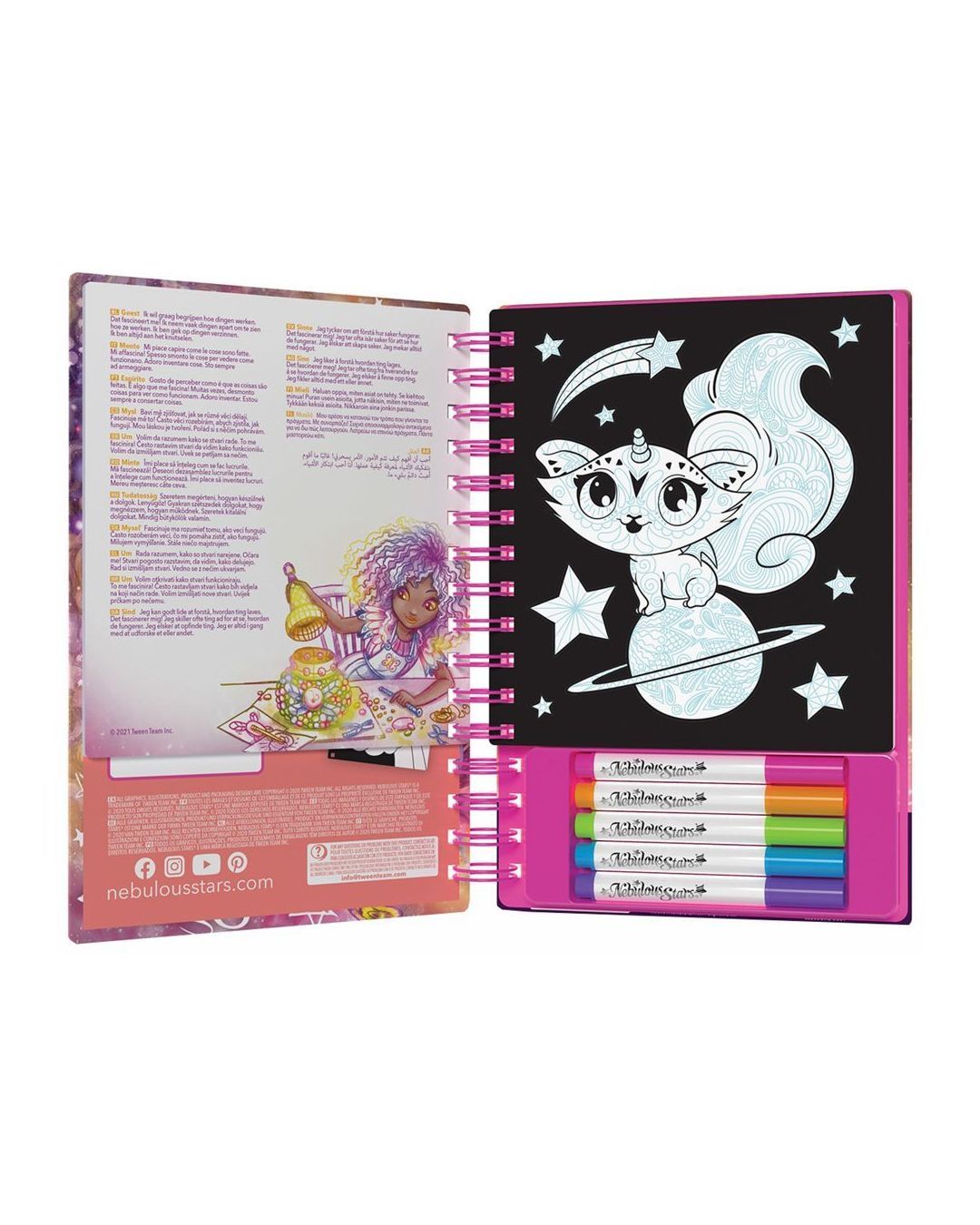 Купить Раскраска для девочек NEBULOUS STARS