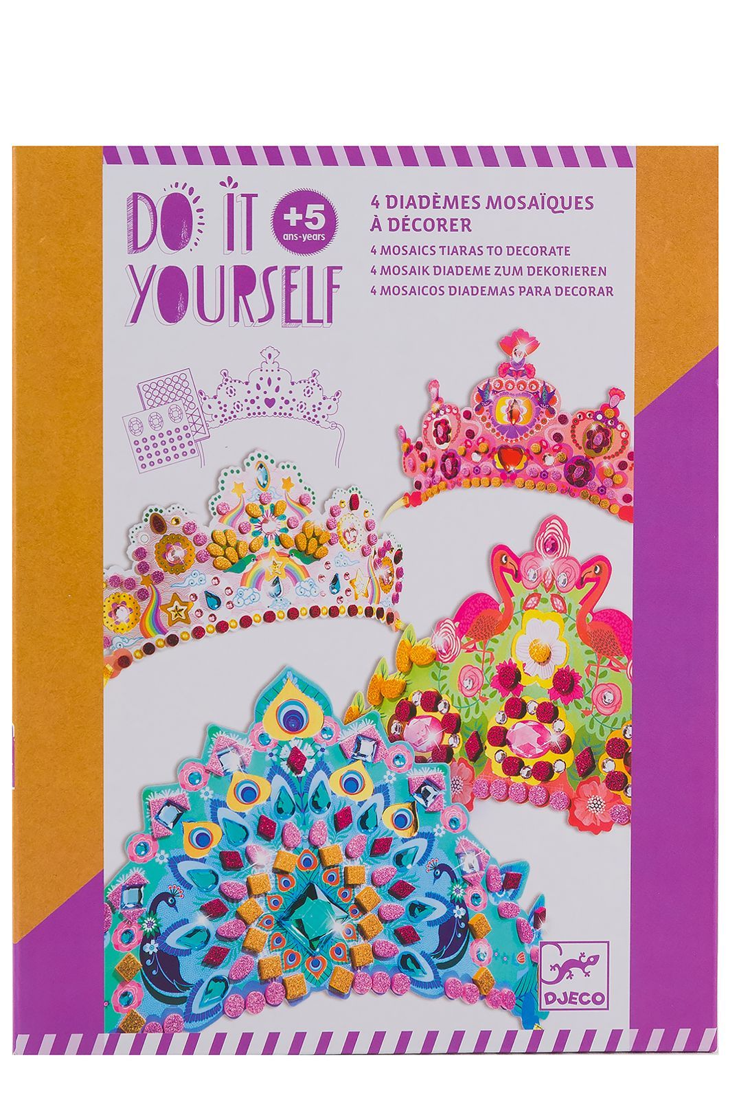 Купить Набор для творчества мозаика - принцессы DJECO