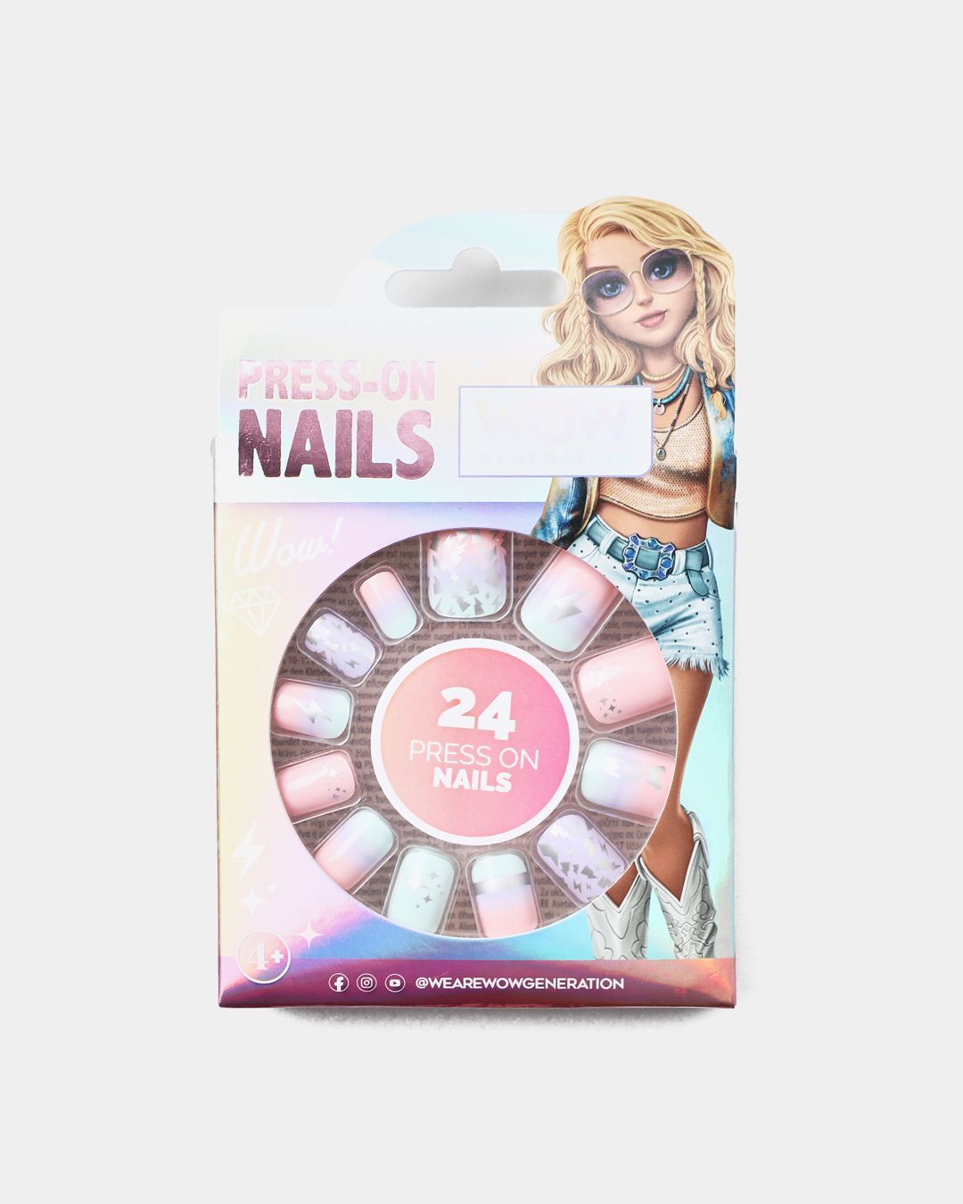 Купить Набор накладных ногтей WOW GENERATION