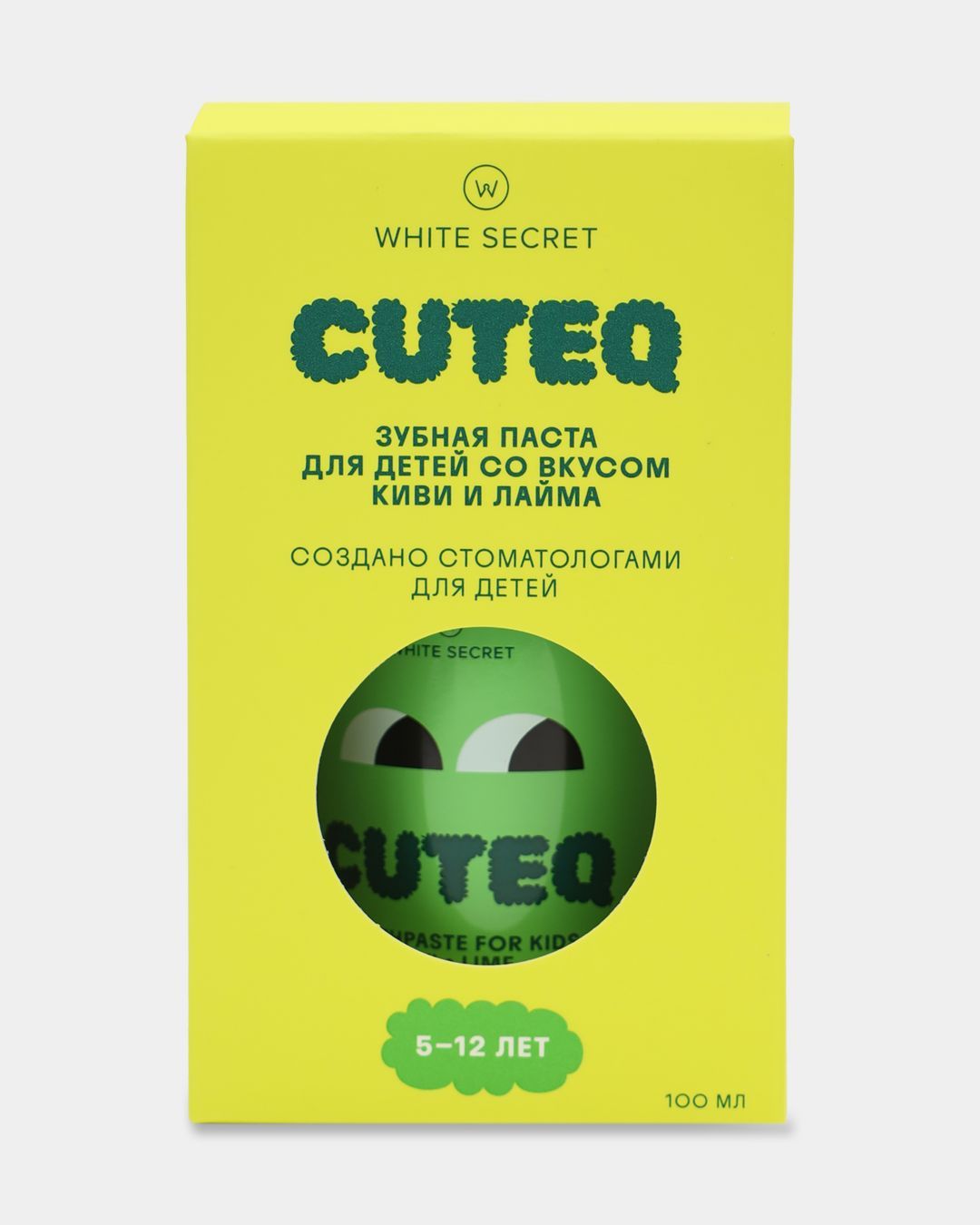 Купить Детская зубная паста со вкусом киви и лайма WHITE SECRET