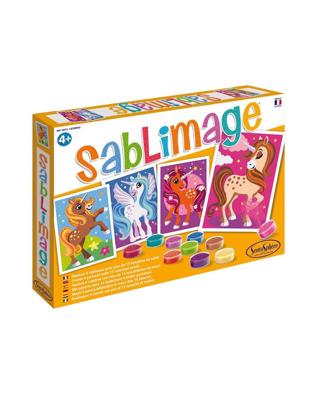 Купить Песочные картинки. единороги SENTOSPHERE