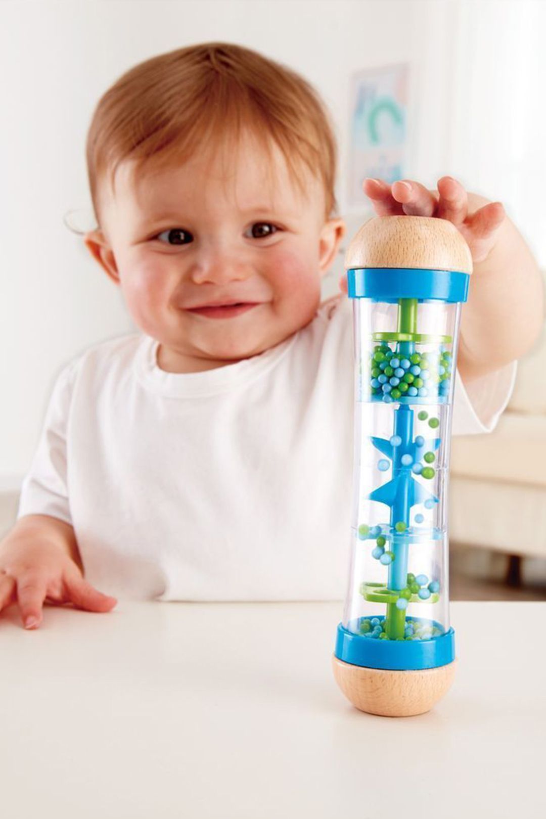 Купить Игрушка бисерный дождь синий HAPE