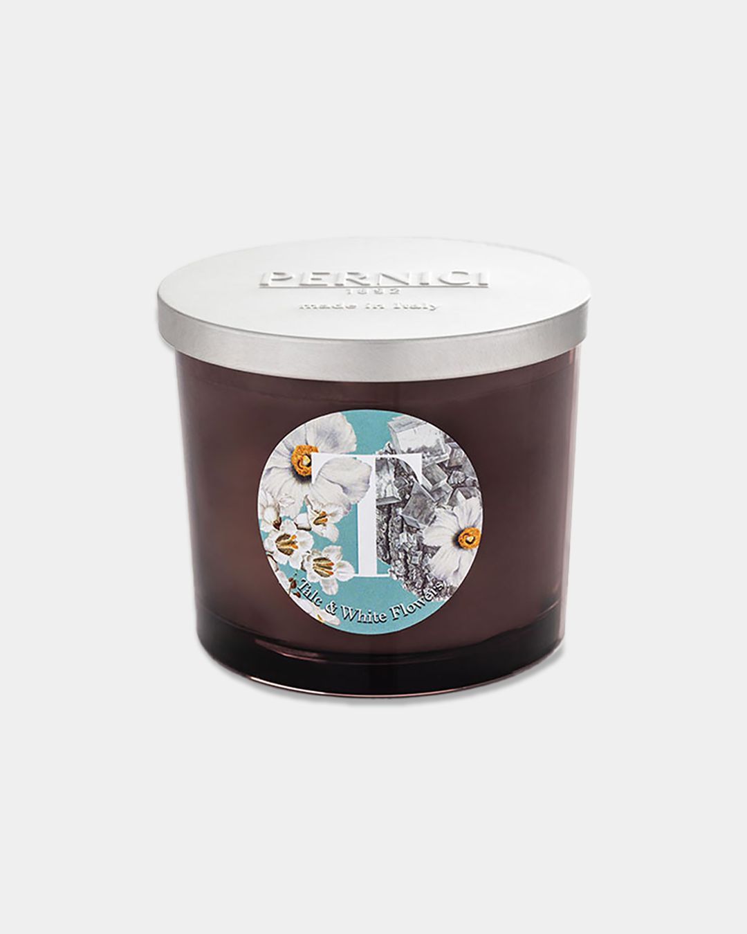 Купить Свеча t тальк и  белые цветы PERNICI