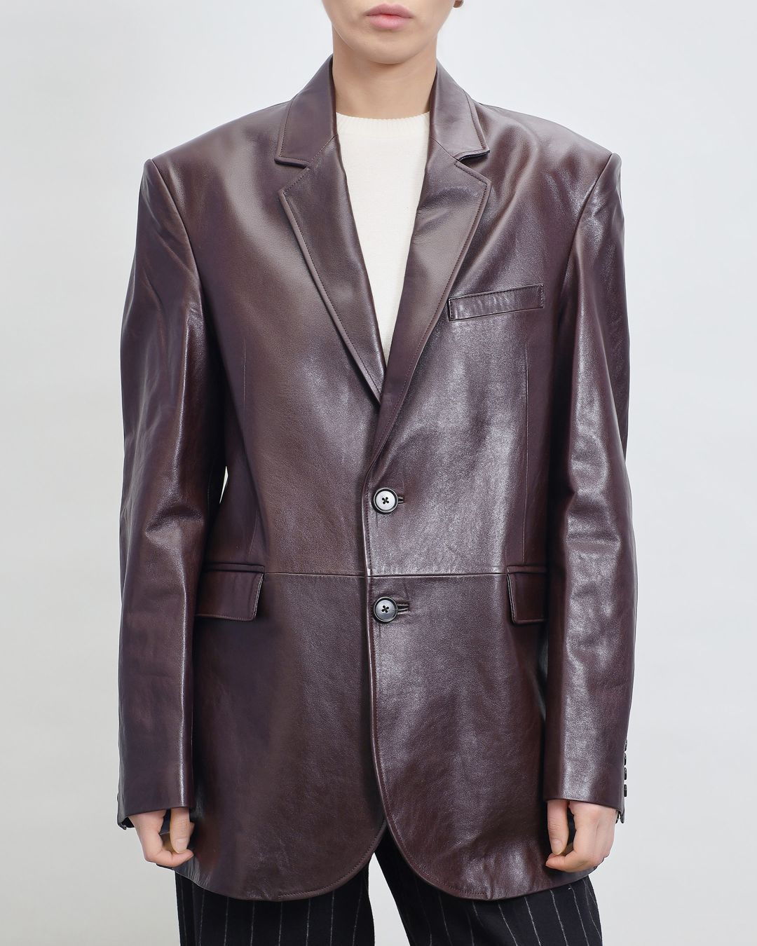 Купить Жакет кожаный SENCELLERIE