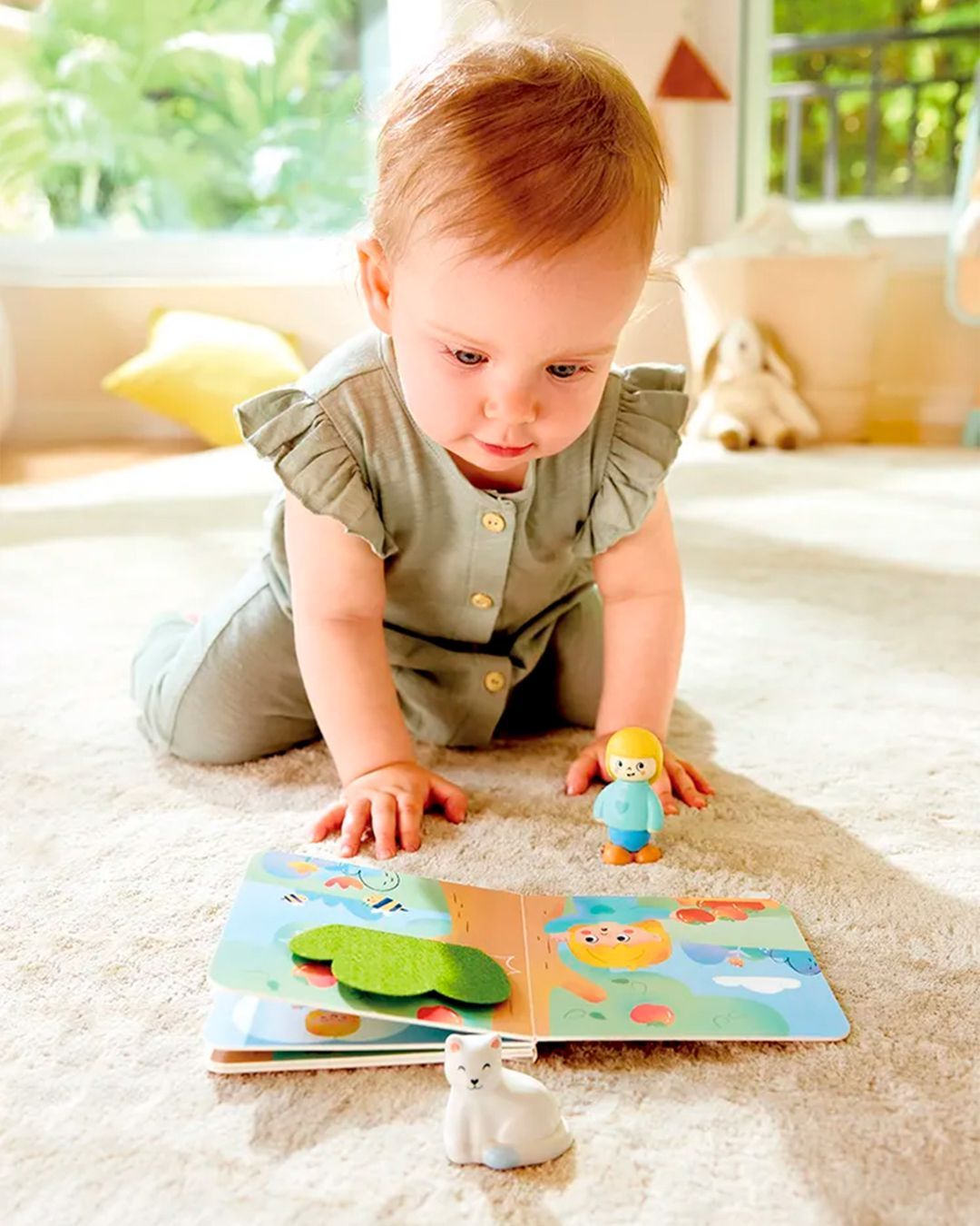 Купить Игровой набор "играем вместе" девочка и кошка HAPE