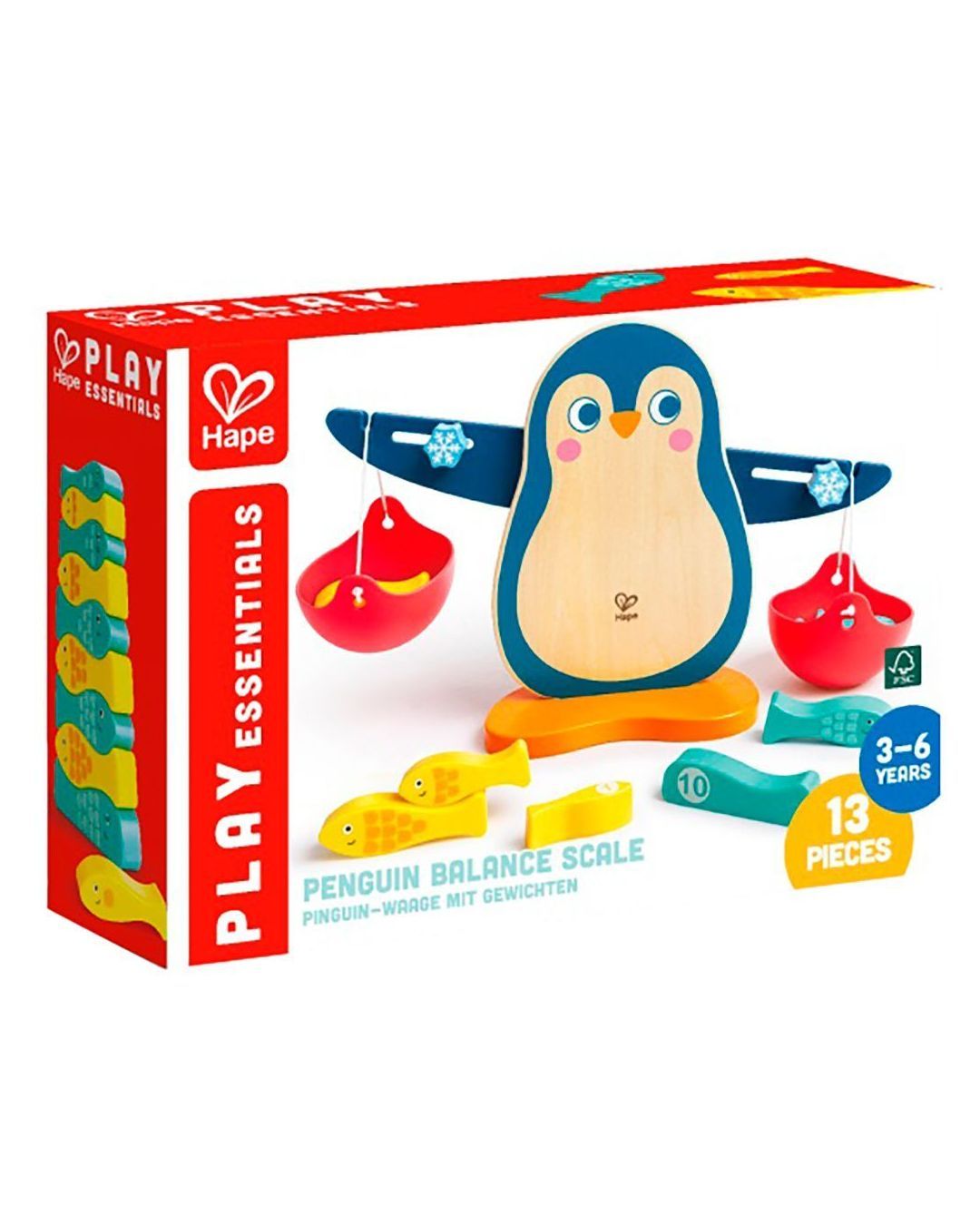 Купить Детская развивающая игра-балансир "пингвин" HAPE