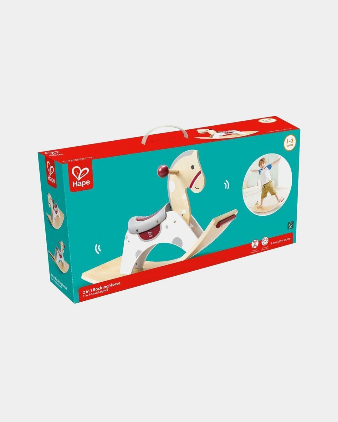 Купить Детская качалка лошадка 2в1 HAPE