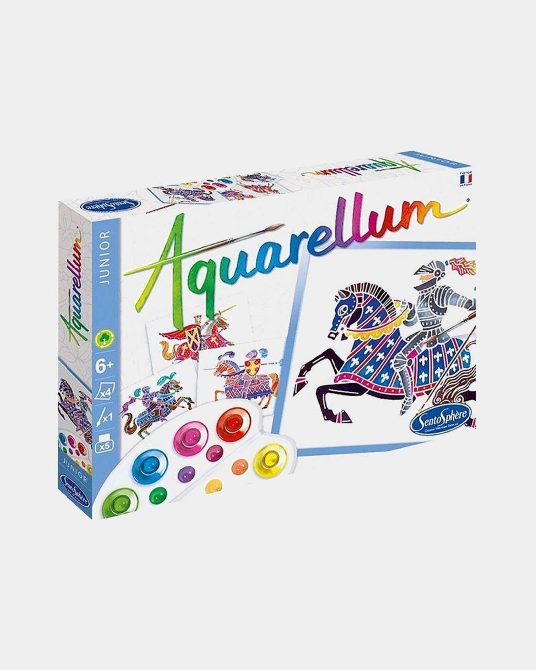 Купить Акварельная раскраска рыцари SENTOSPHERE