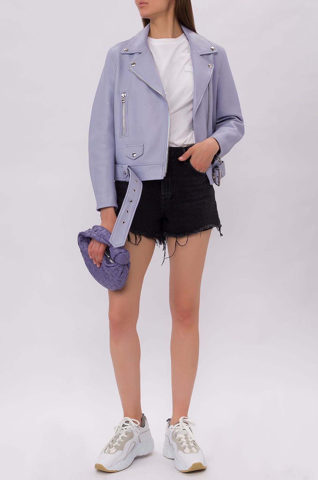 Купить Куртка кожаная ACNE STUDIOS